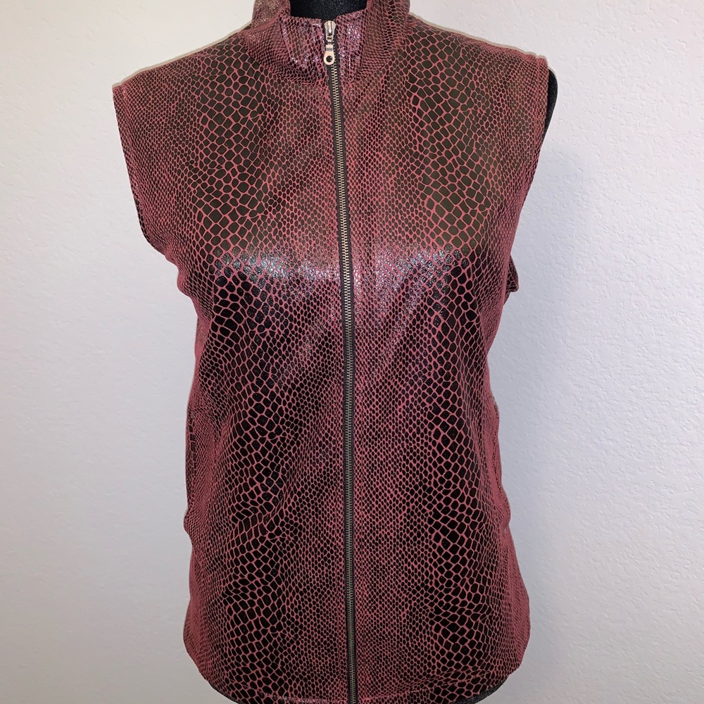 Monterey Club Ladies Snake Skin Vest